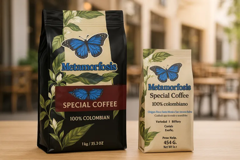 Plan empresarial  de café Metamorfosis