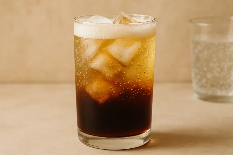 Cold brew con agua tónica y limón
